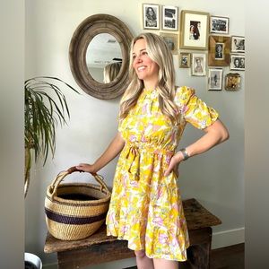 THML
Independent boutique, gorgeous floral, yellow sundress
